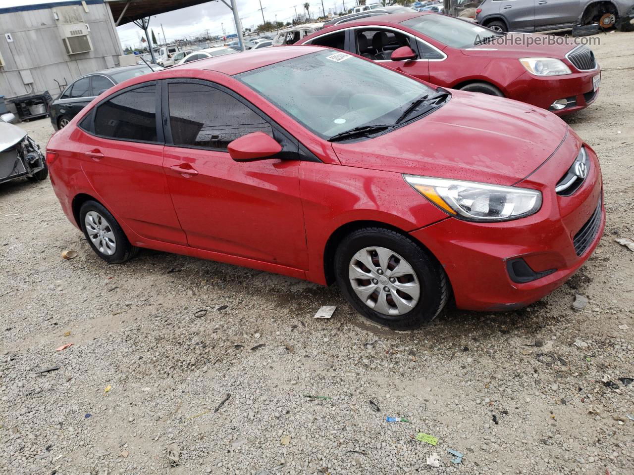 2016 Hyundai Accent Se Красный vin: KMHCT4AE8GU009274