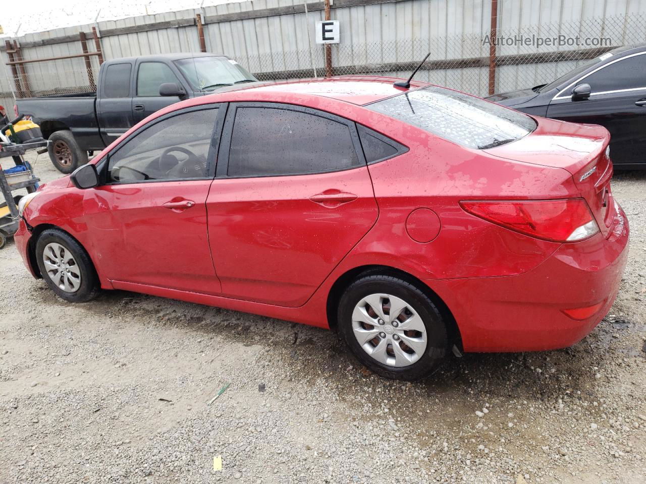 2016 Hyundai Accent Se Red vin: KMHCT4AE8GU009274