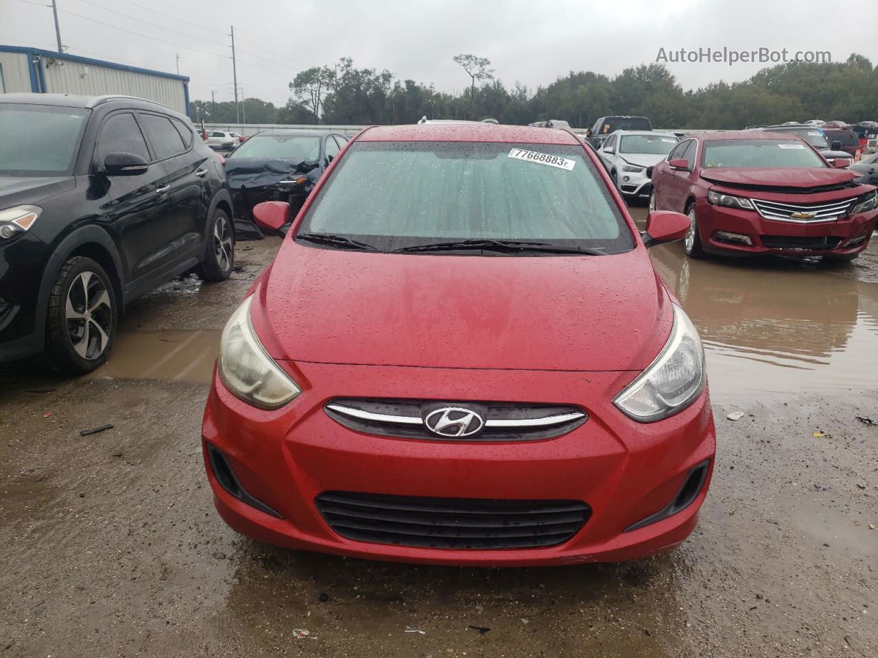 2016 Hyundai Accent Se Red vin: KMHCT4AE8GU037785