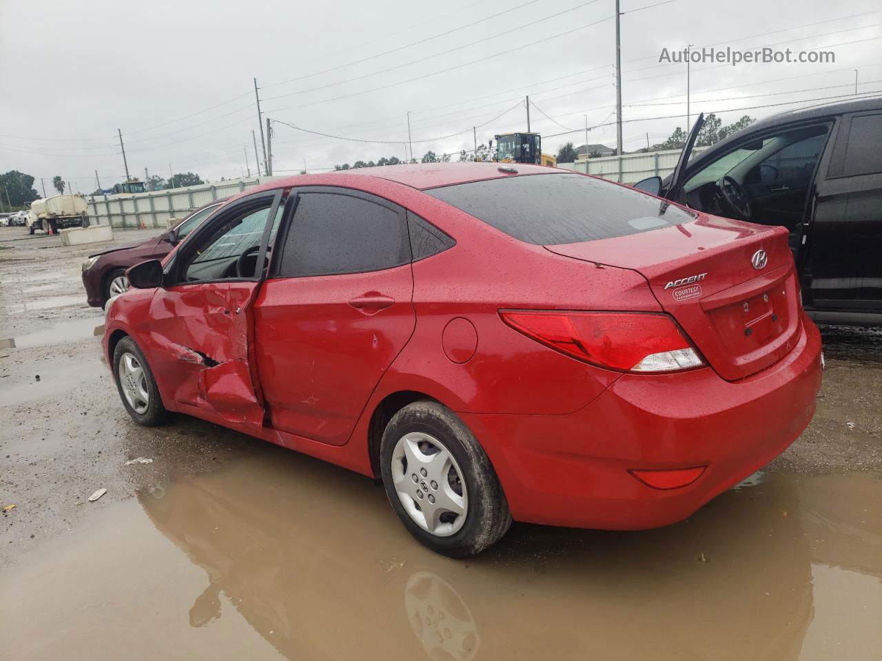 2016 Hyundai Accent Se Red vin: KMHCT4AE8GU037785