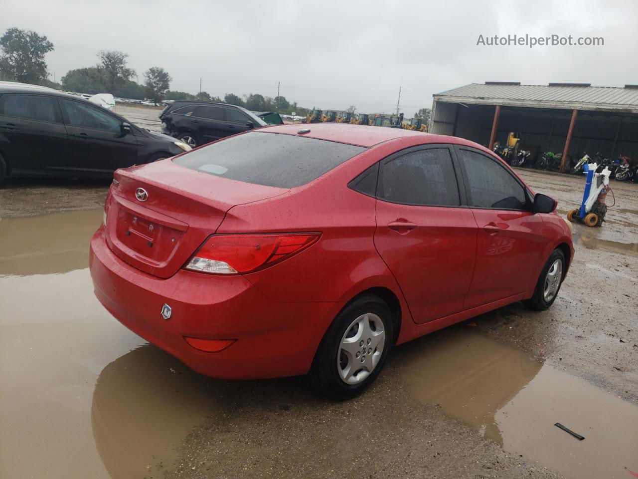 2016 Hyundai Accent Se Red vin: KMHCT4AE8GU037785