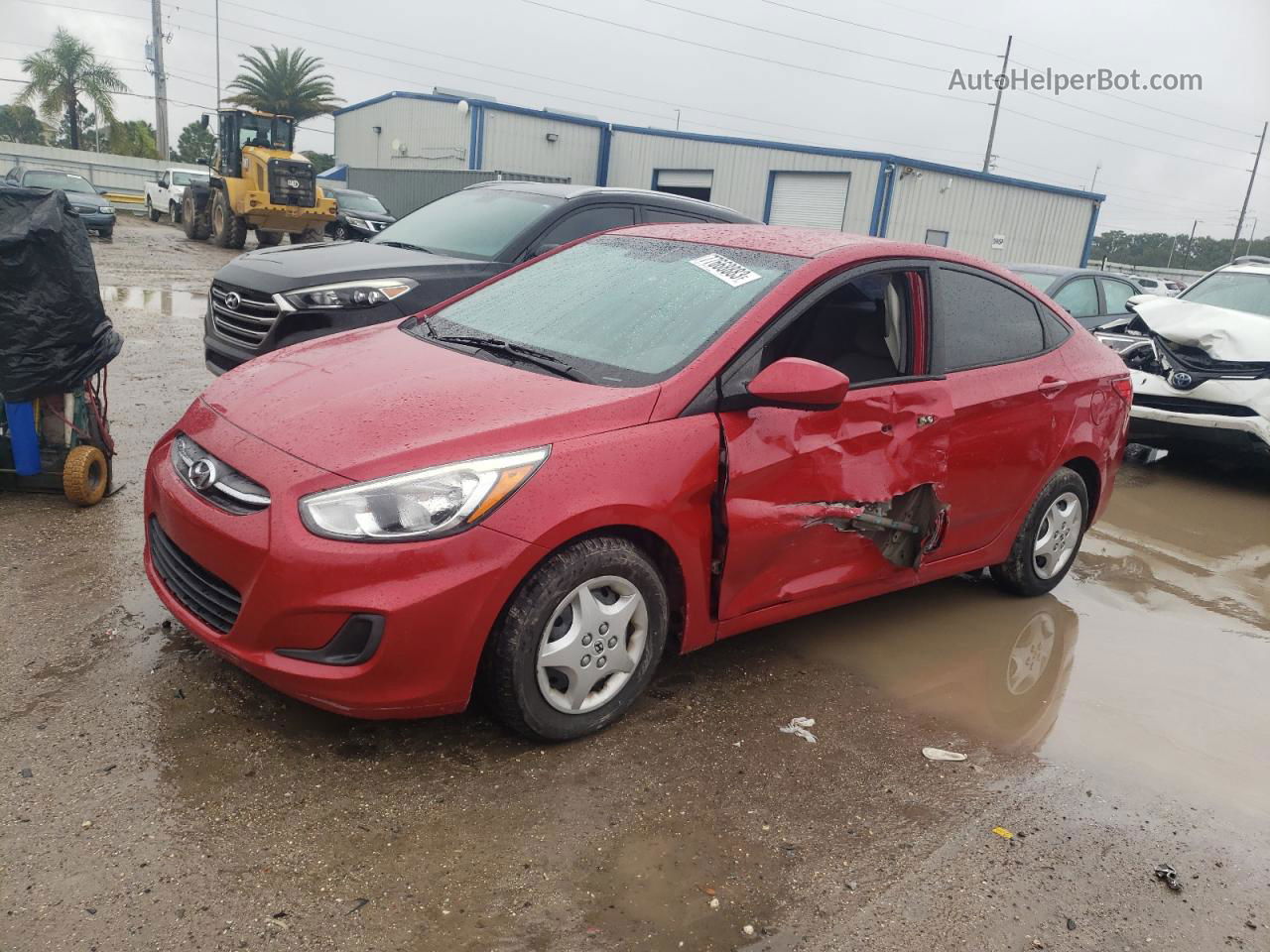 2016 Hyundai Accent Se Red vin: KMHCT4AE8GU037785