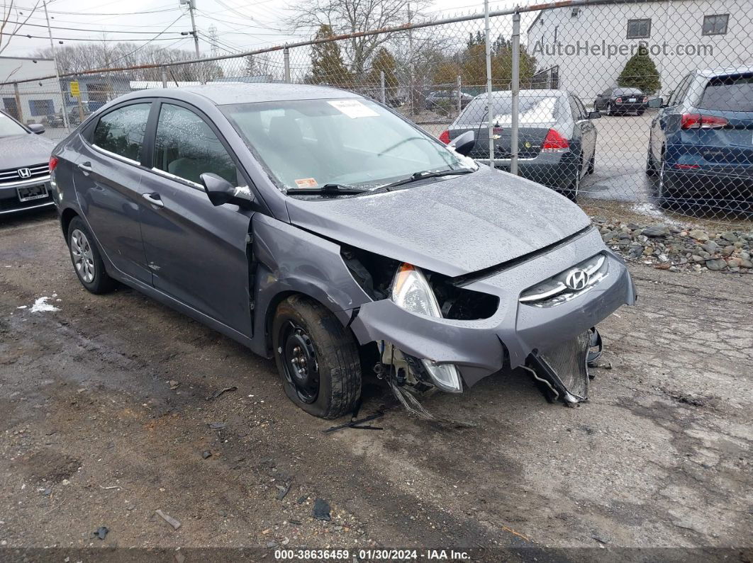 2016 Hyundai Accent Se Gray vin: KMHCT4AE8GU043523