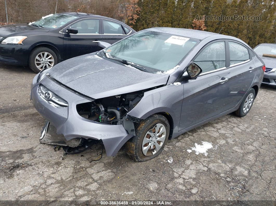 2016 Hyundai Accent Se Gray vin: KMHCT4AE8GU043523