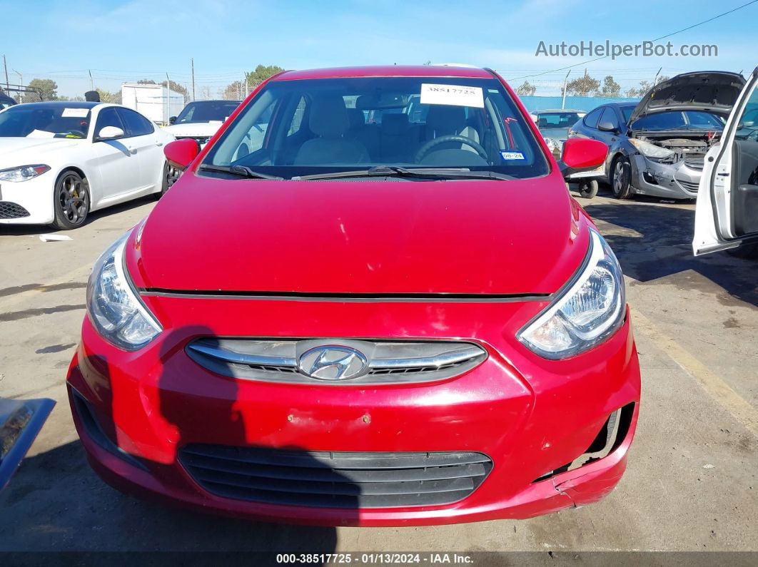 2016 Hyundai Accent Se Red vin: KMHCT4AE8GU059673