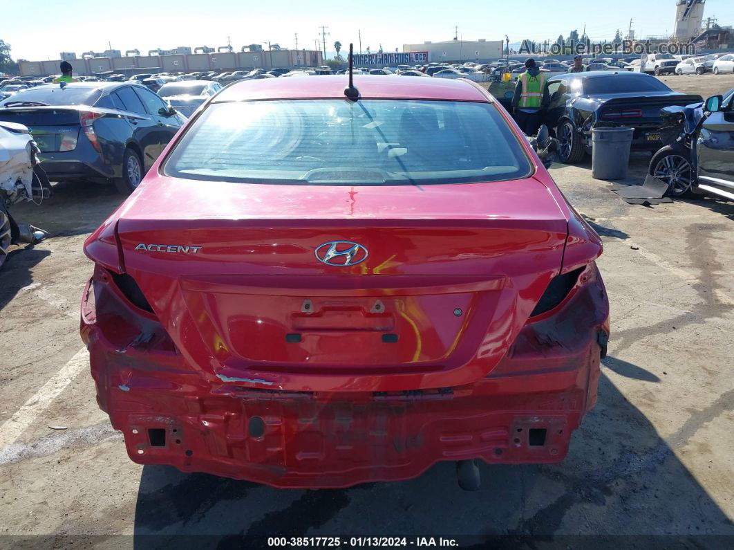 2016 Hyundai Accent Se Red vin: KMHCT4AE8GU059673