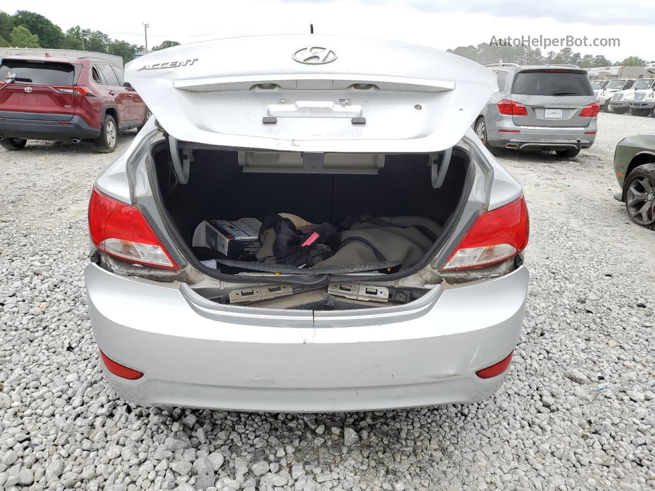 2016 Hyundai Accent Se Silver vin: KMHCT4AE8GU075887