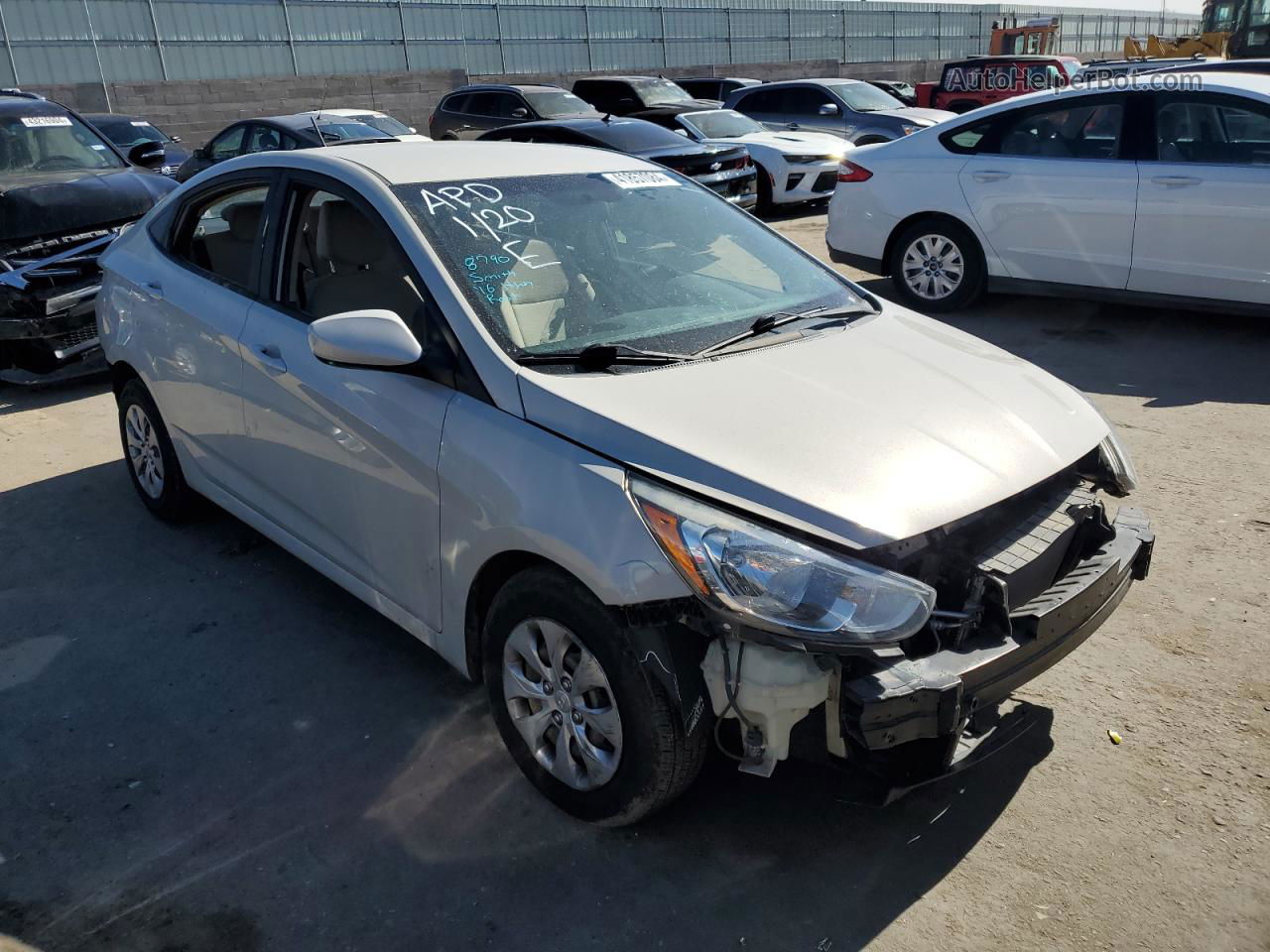 2016 Hyundai Accent Se White vin: KMHCT4AE8GU079387