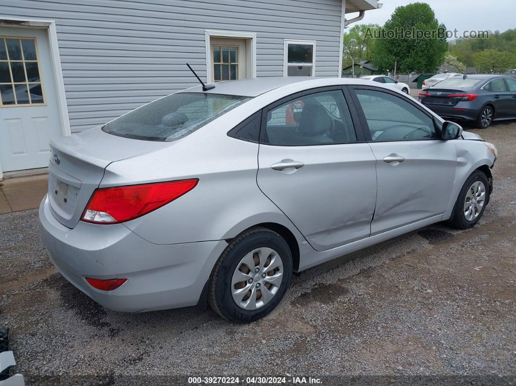 2016 Hyundai Accent Se Silver vin: KMHCT4AE8GU082788