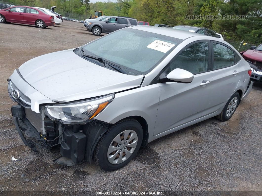 2016 Hyundai Accent Se Silver vin: KMHCT4AE8GU082788