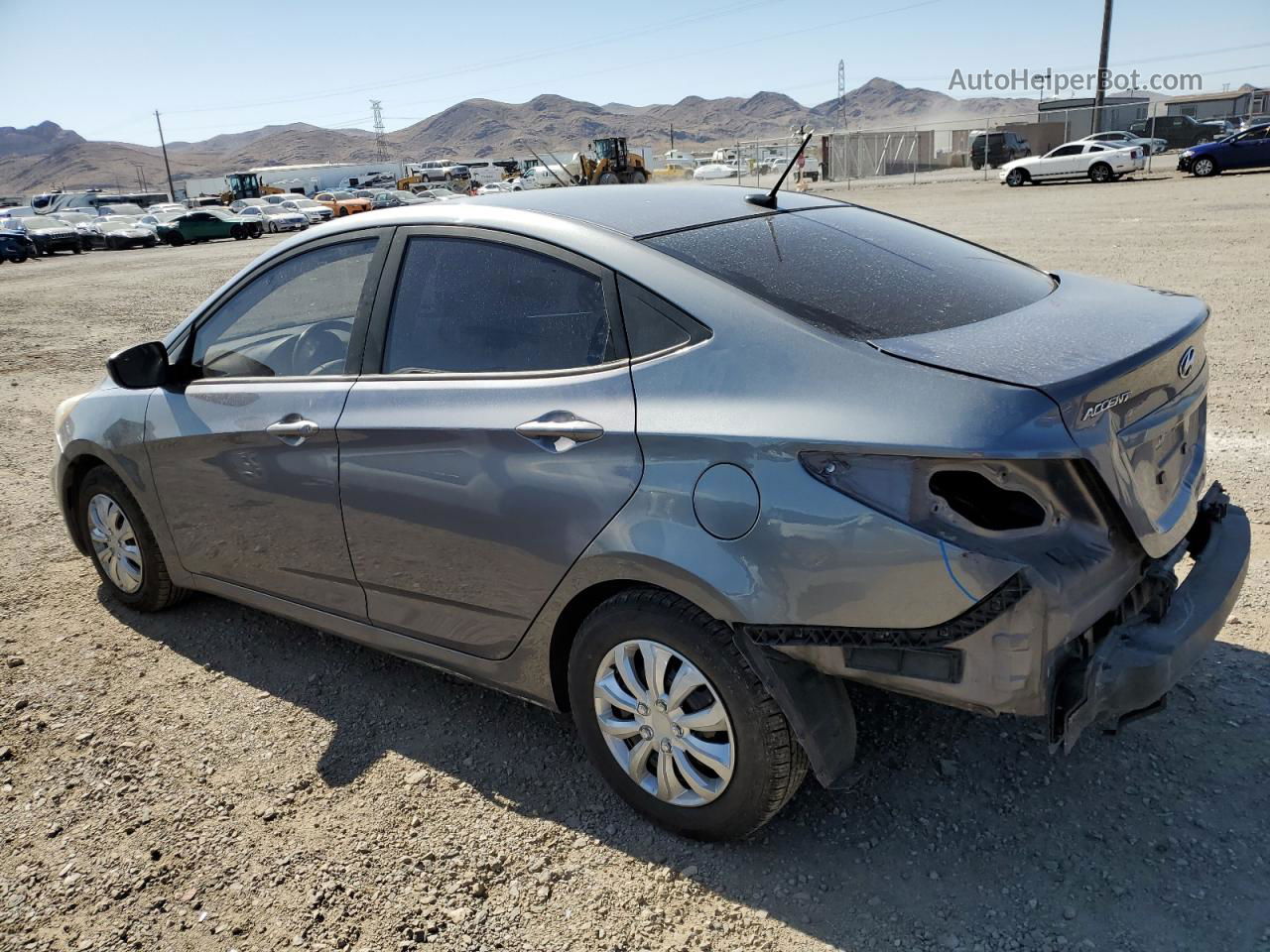 2016 Hyundai Accent Se Gray vin: KMHCT4AE8GU082998