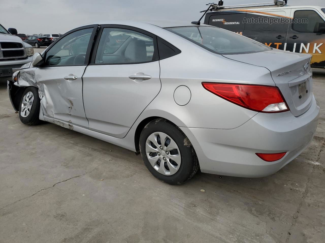 2016 Hyundai Accent Se Серебряный vin: KMHCT4AE8GU090471