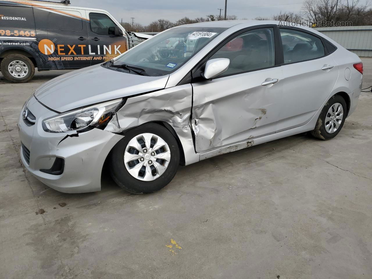 2016 Hyundai Accent Se Серебряный vin: KMHCT4AE8GU090471