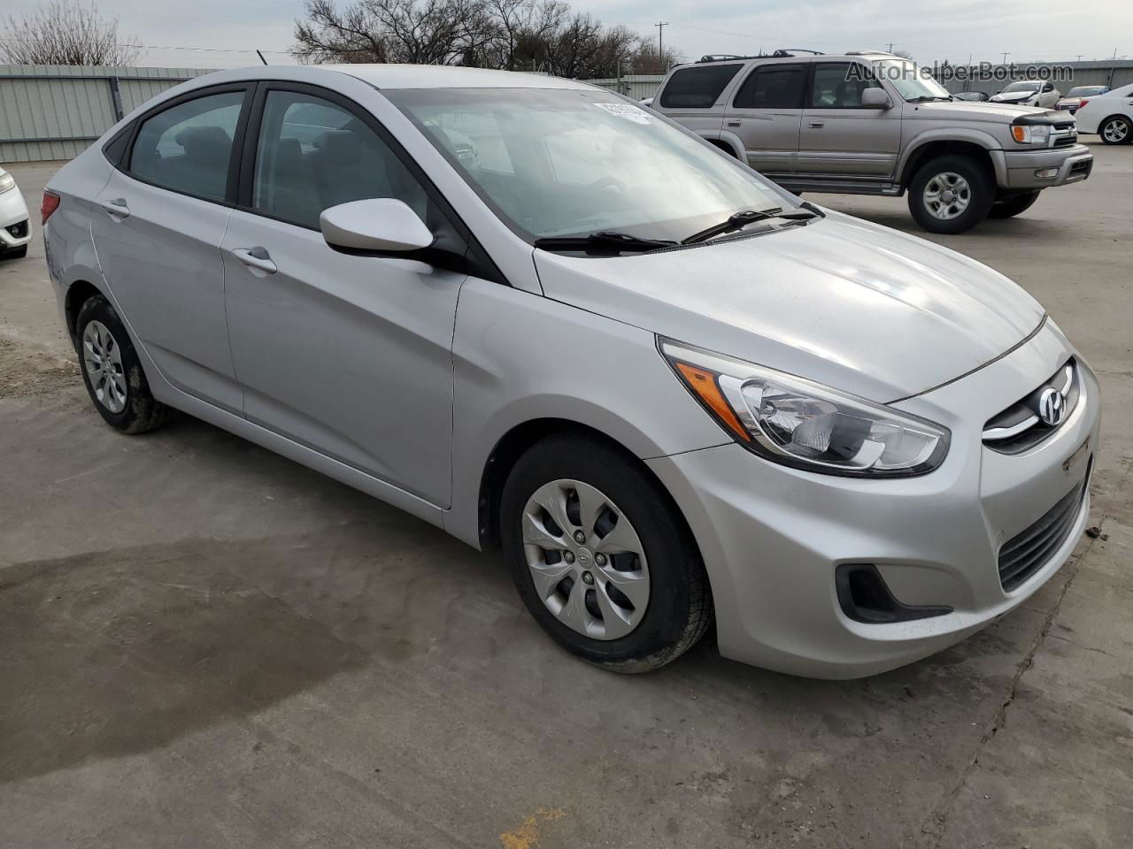 2016 Hyundai Accent Se Silver vin: KMHCT4AE8GU090471