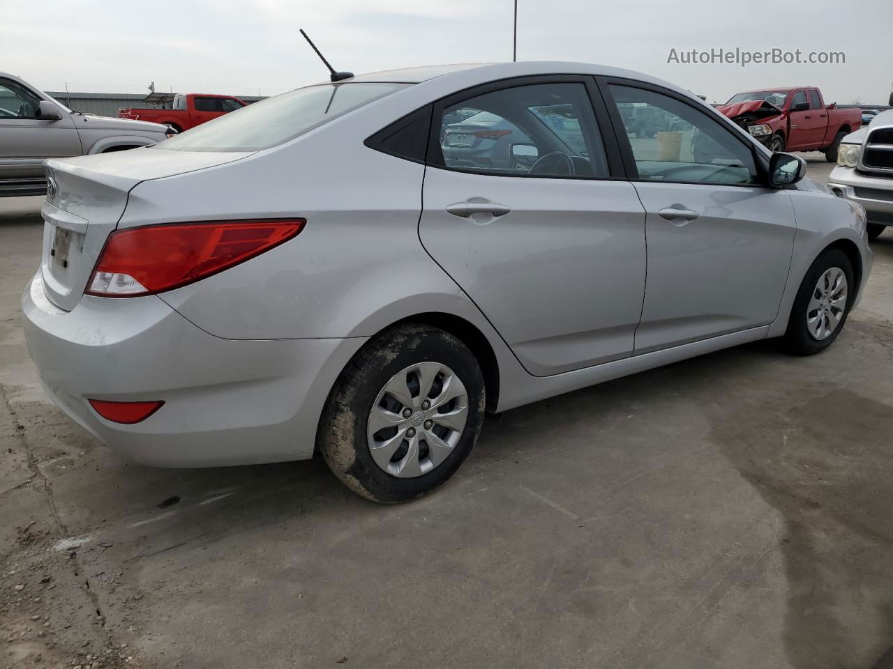 2016 Hyundai Accent Se Silver vin: KMHCT4AE8GU090471