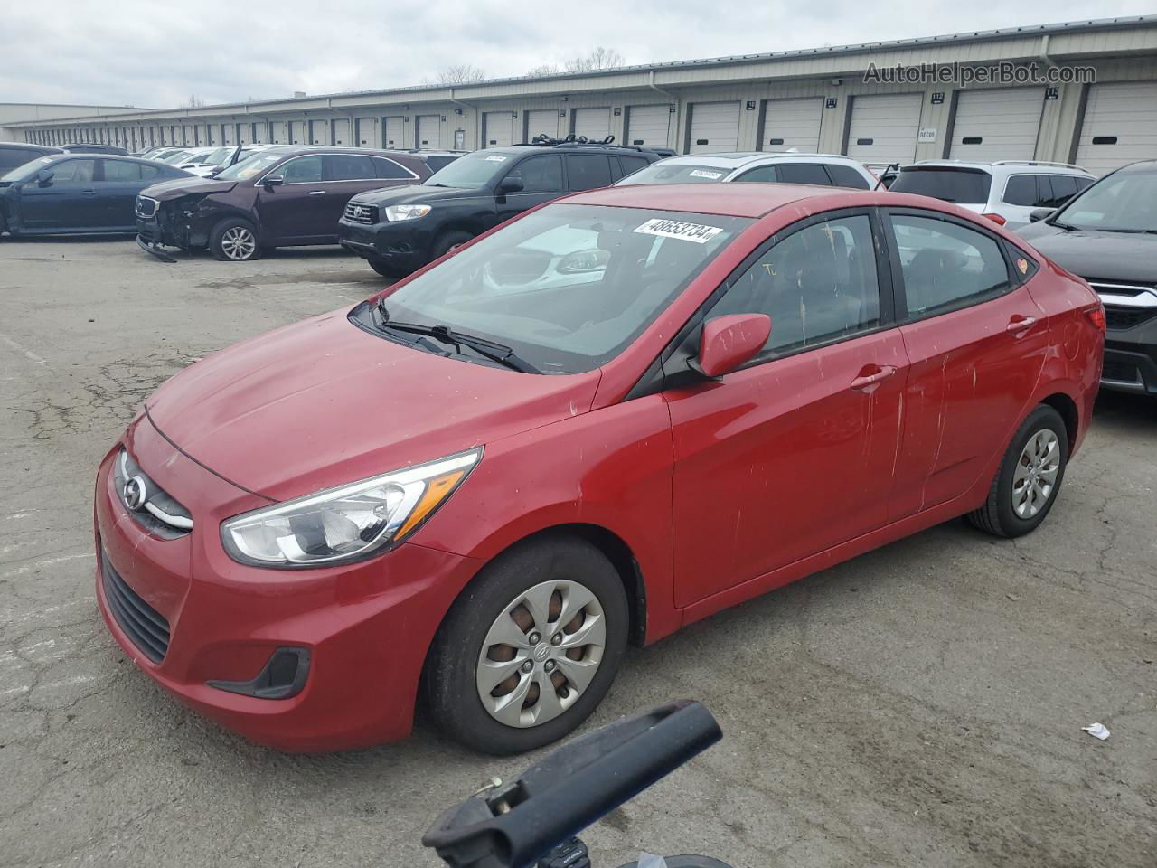 2016 Hyundai Accent Se Red vin: KMHCT4AE8GU091510