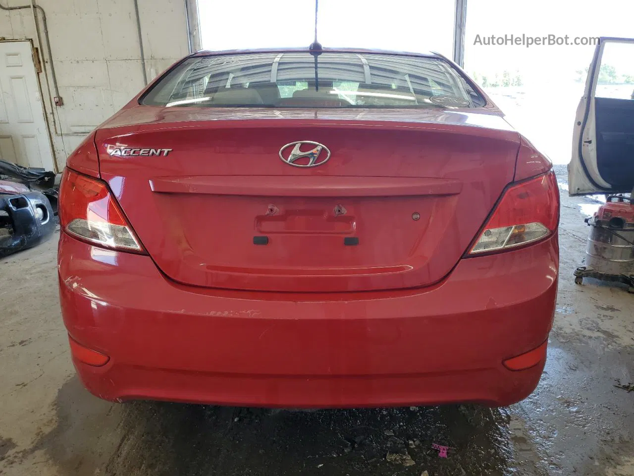 2016 Hyundai Accent Se Red vin: KMHCT4AE8GU103509