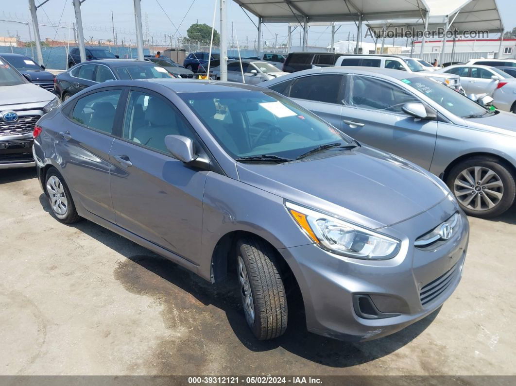 2016 Hyundai Accent Se Gray vin: KMHCT4AE8GU164035