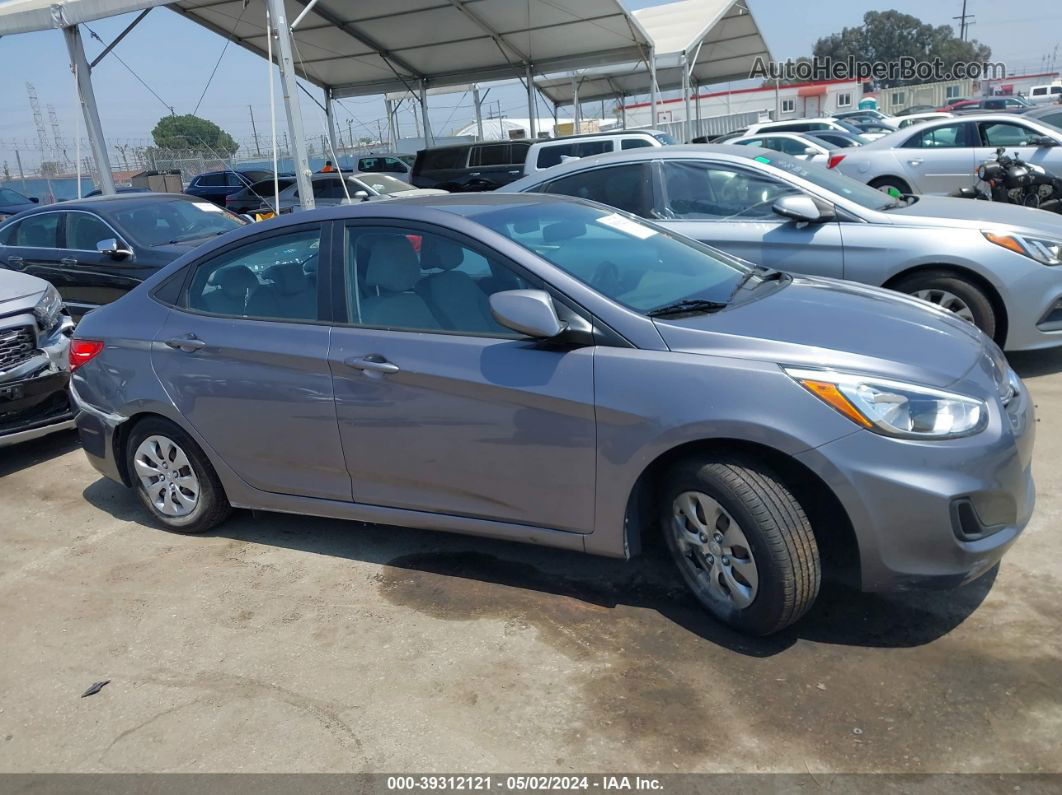 2016 Hyundai Accent Se Gray vin: KMHCT4AE8GU164035