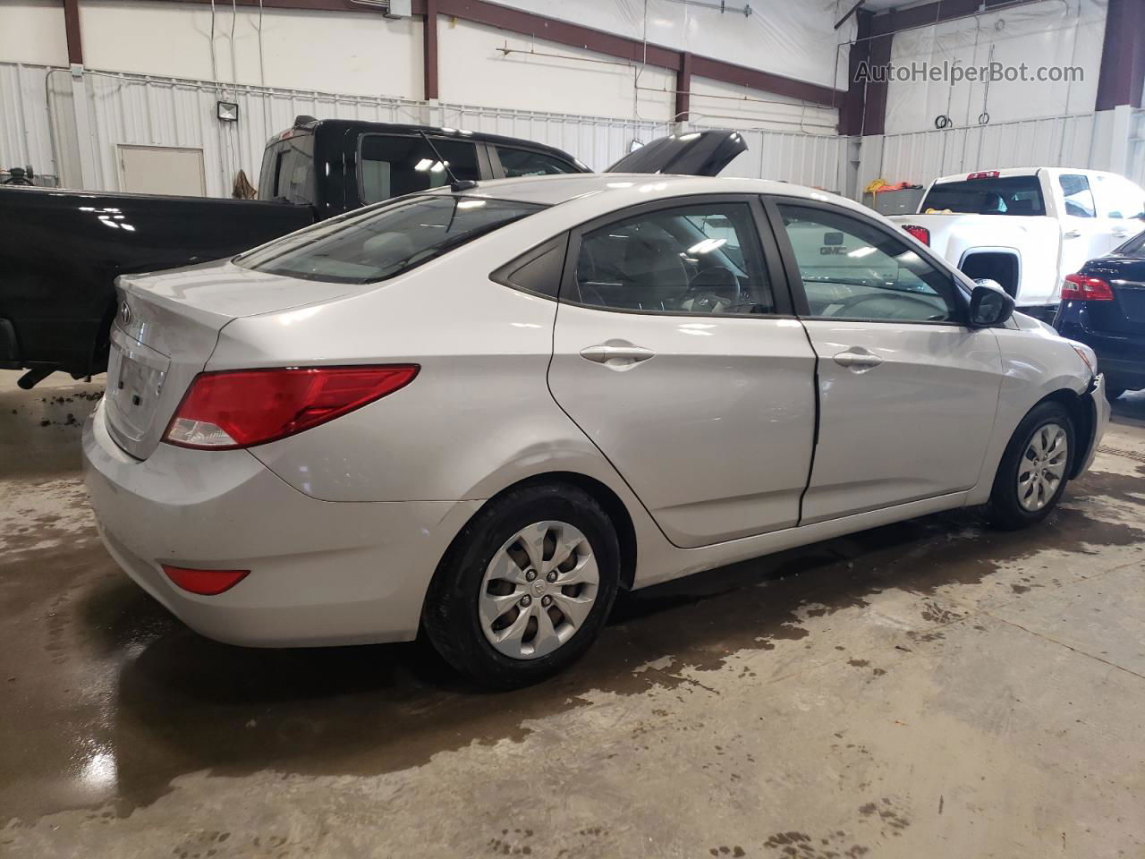 2016 Hyundai Accent Se Silver vin: KMHCT4AE8GU955116