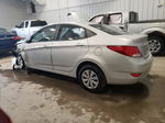 2016 Hyundai Accent Se Silver vin: KMHCT4AE8GU955116