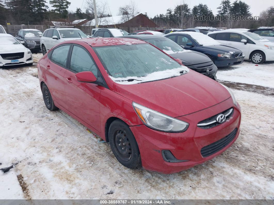 2016 Hyundai Accent Se Red vin: KMHCT4AE8GU956539