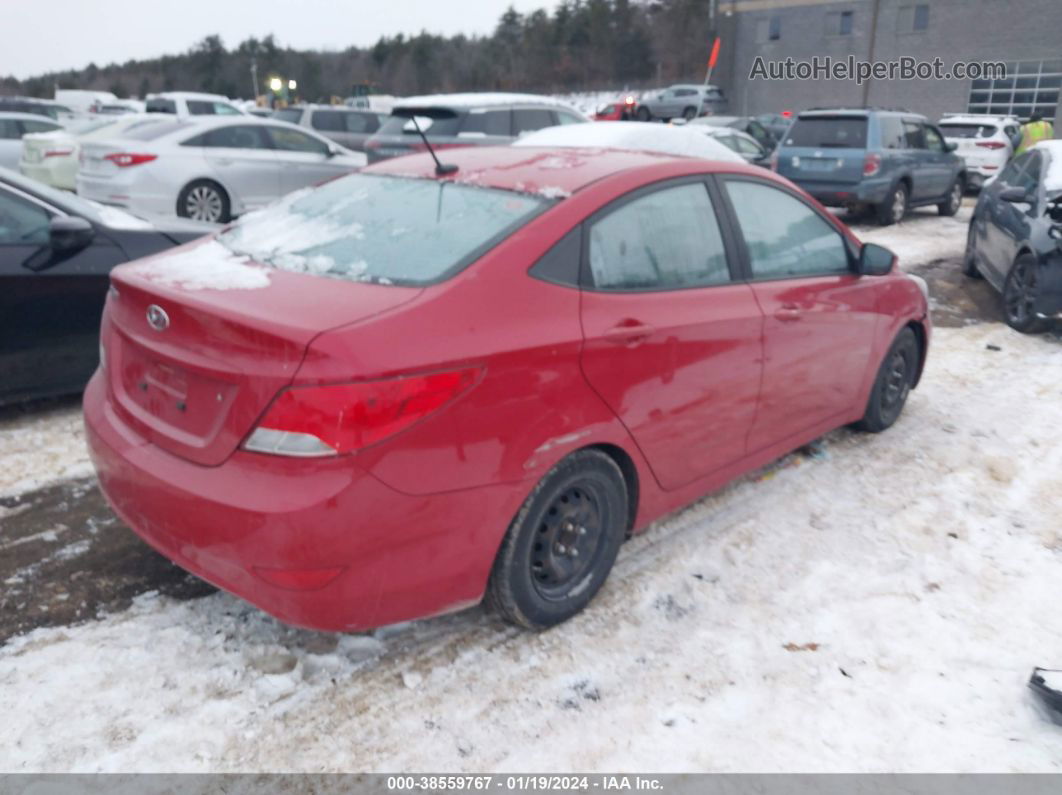 2016 Hyundai Accent Se Red vin: KMHCT4AE8GU956539