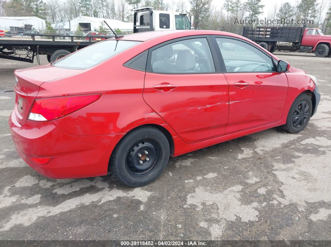 2016 Hyundai Accent Se Красный vin: KMHCT4AE8GU966746