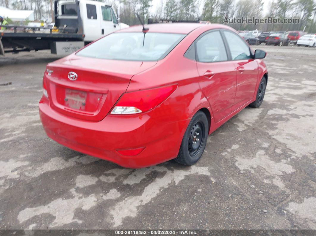 2016 Hyundai Accent Se Красный vin: KMHCT4AE8GU966746