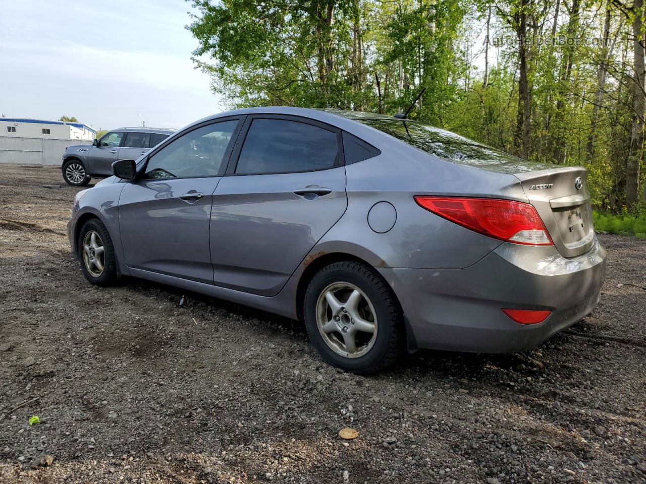 2016 Hyundai Accent Se Серебряный vin: KMHCT4AE8GU973728