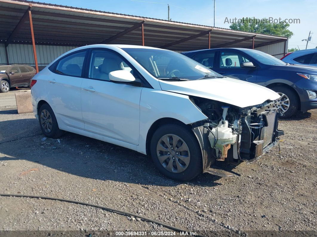 2016 Hyundai Accent Se White vin: KMHCT4AE8GU979173