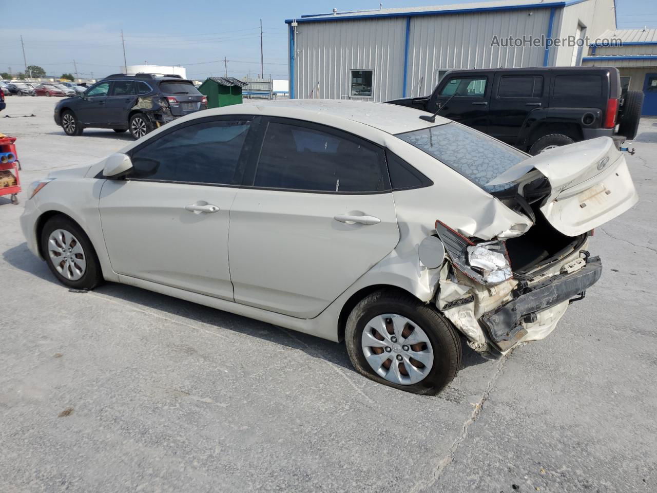 2016 Hyundai Accent Se Beige vin: KMHCT4AE8GU991369