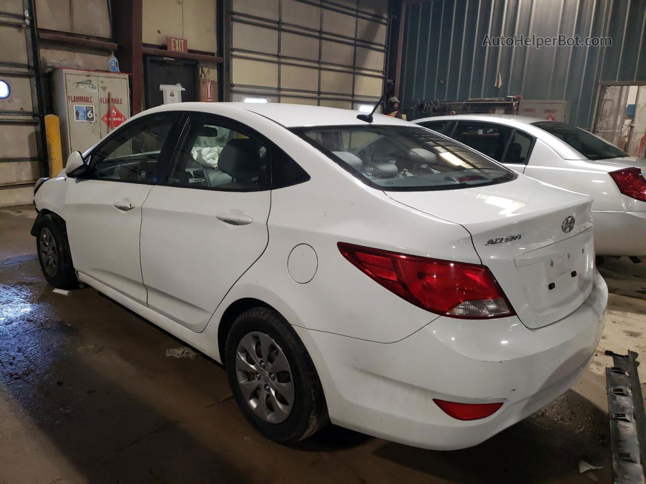 2017 Hyundai Accent Se White vin: KMHCT4AE8HU246431