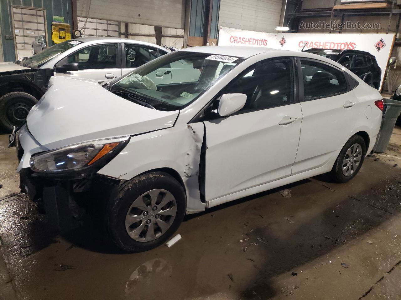 2017 Hyundai Accent Se White vin: KMHCT4AE8HU246431