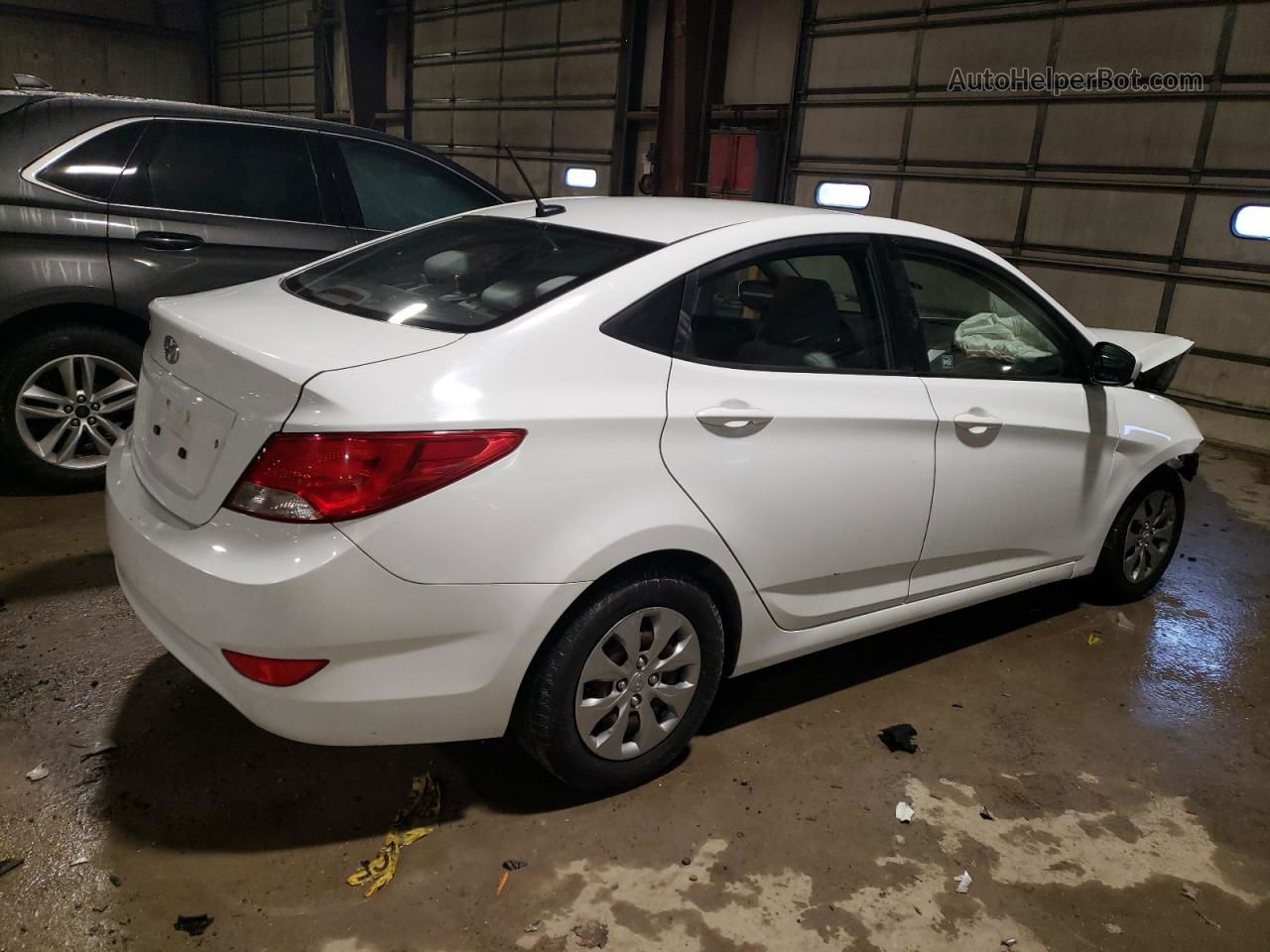 2017 Hyundai Accent Se White vin: KMHCT4AE8HU246431