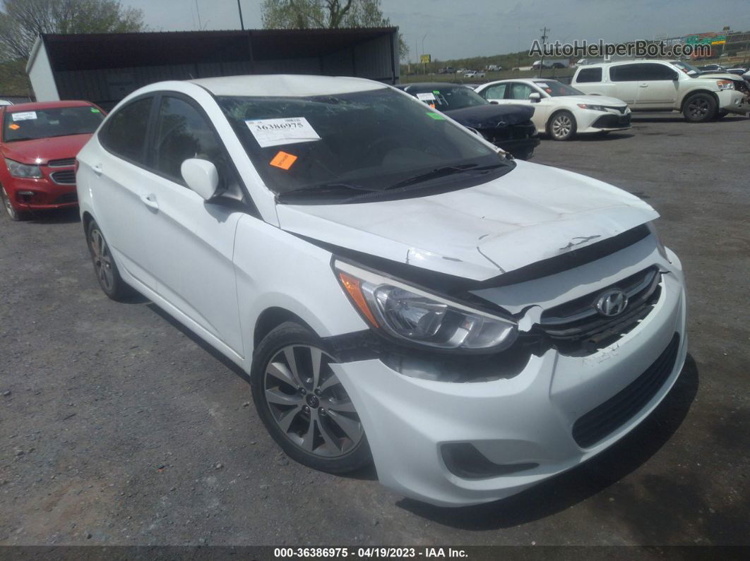 2017 Hyundai Accent Value Edition White vin: KMHCT4AE8HU255811