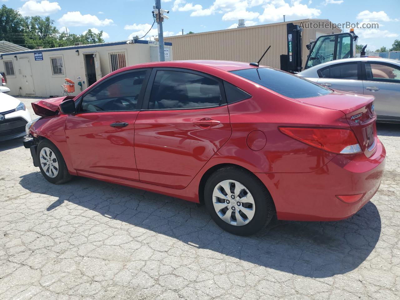 2017 Hyundai Accent Se Red vin: KMHCT4AE8HU280451