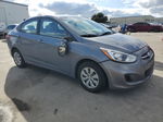 2017 Hyundai Accent Se Silver vin: KMHCT4AE8HU299825