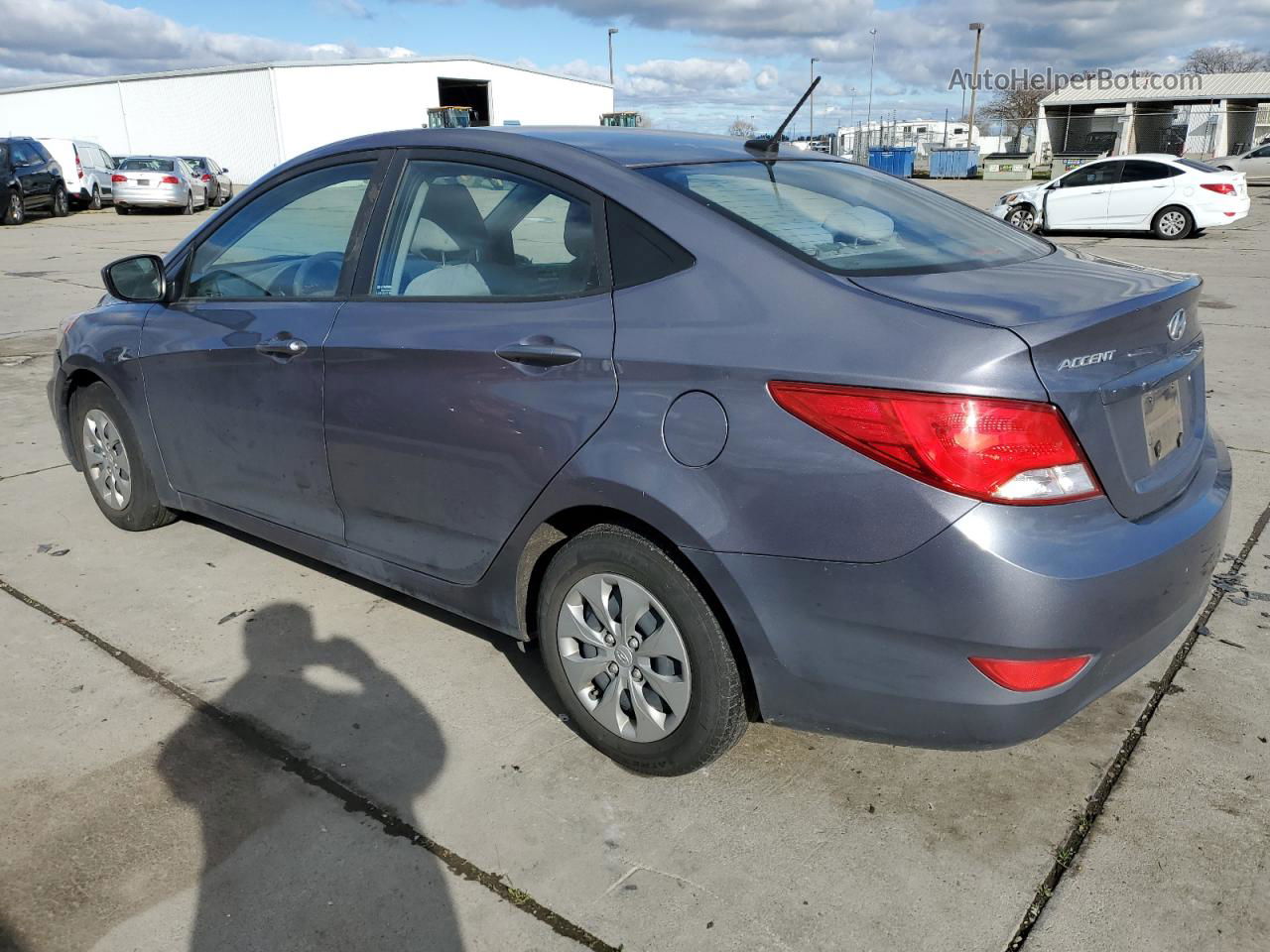 2017 Hyundai Accent Se Silver vin: KMHCT4AE8HU299825