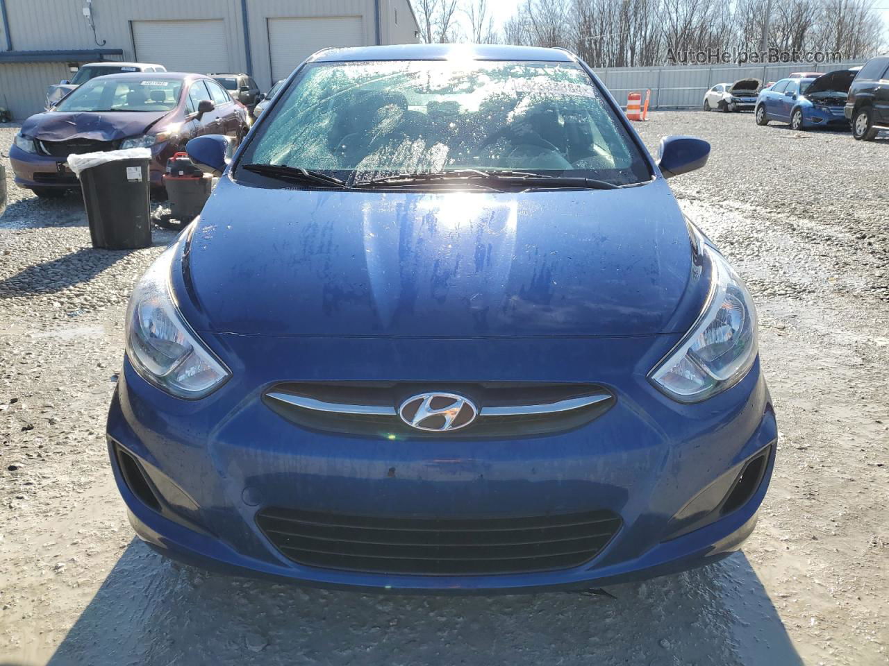 2017 Hyundai Accent Se Blue vin: KMHCT4AE8HU314453