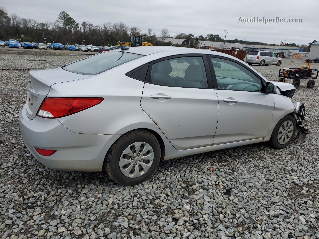 2017 Hyundai Accent Se Silver vin: KMHCT4AE8HU316820