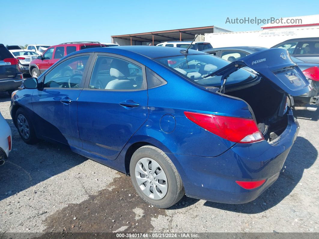 2017 Hyundai Accent Se Blue vin: KMHCT4AE8HU319233