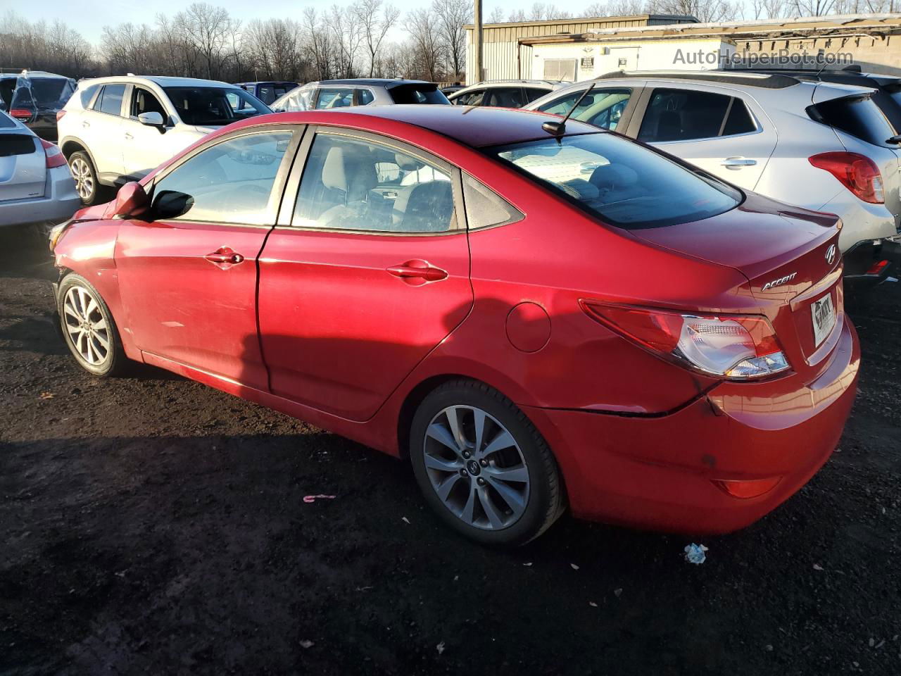 2017 Hyundai Accent Se Red vin: KMHCT4AE8HU346481