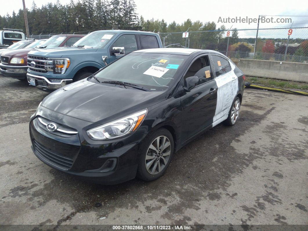 2017 Hyundai Accent Value Edition Черный vin: KMHCT4AE8HU352720