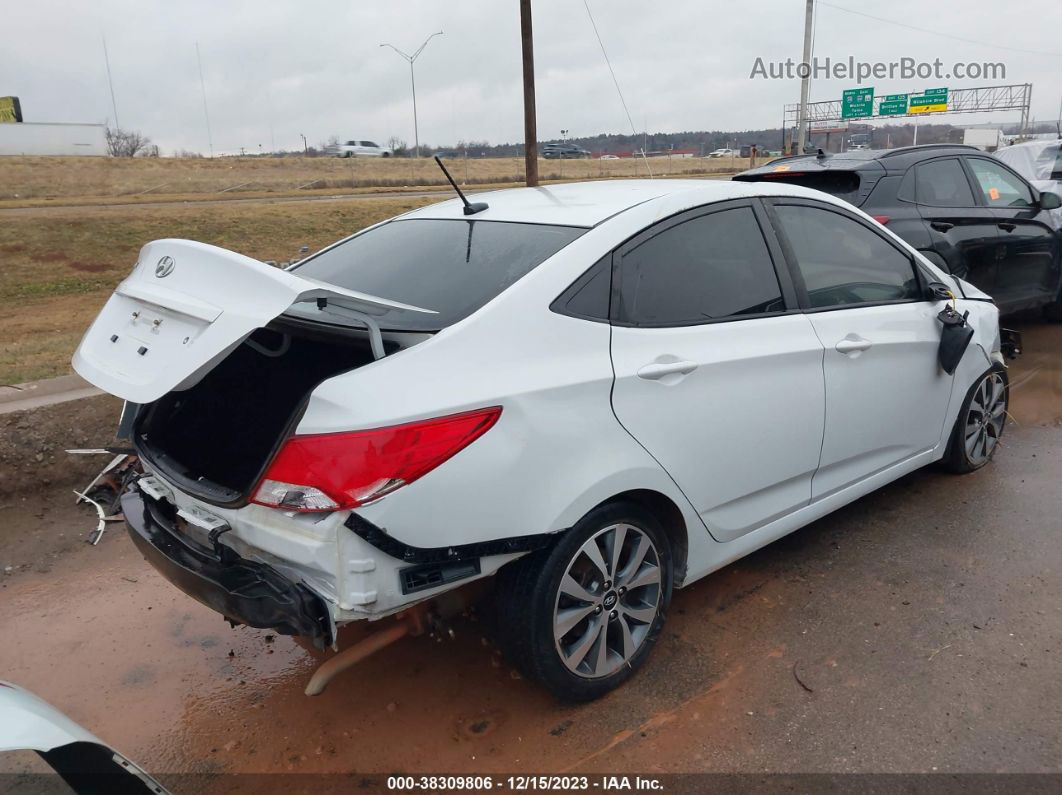 2017 Hyundai Accent Value Edition White vin: KMHCT4AE8HU365340