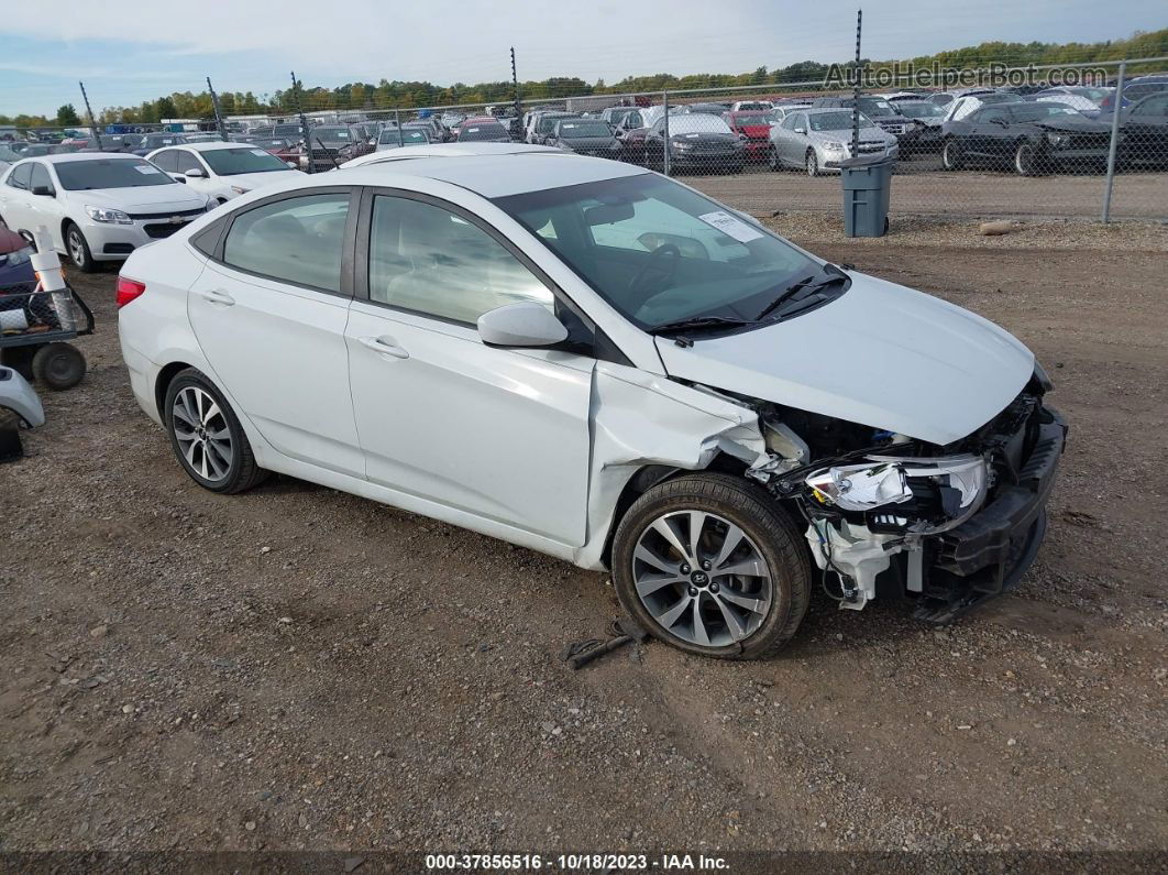 2017 Hyundai Accent Value Edition White vin: KMHCT4AE8HU371252