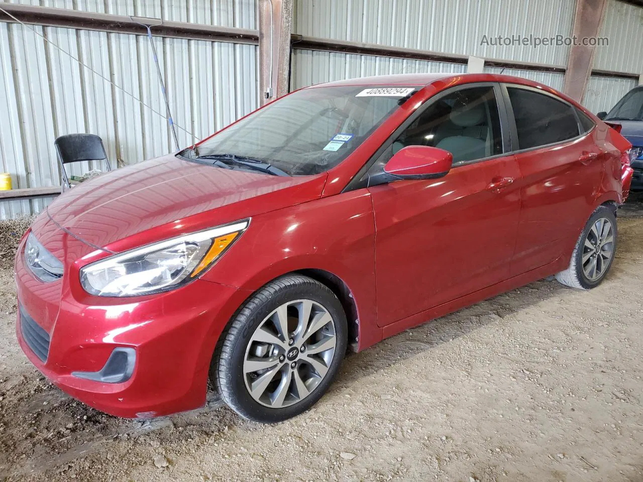 2017 Hyundai Accent Se Red vin: KMHCT4AE8HU388312