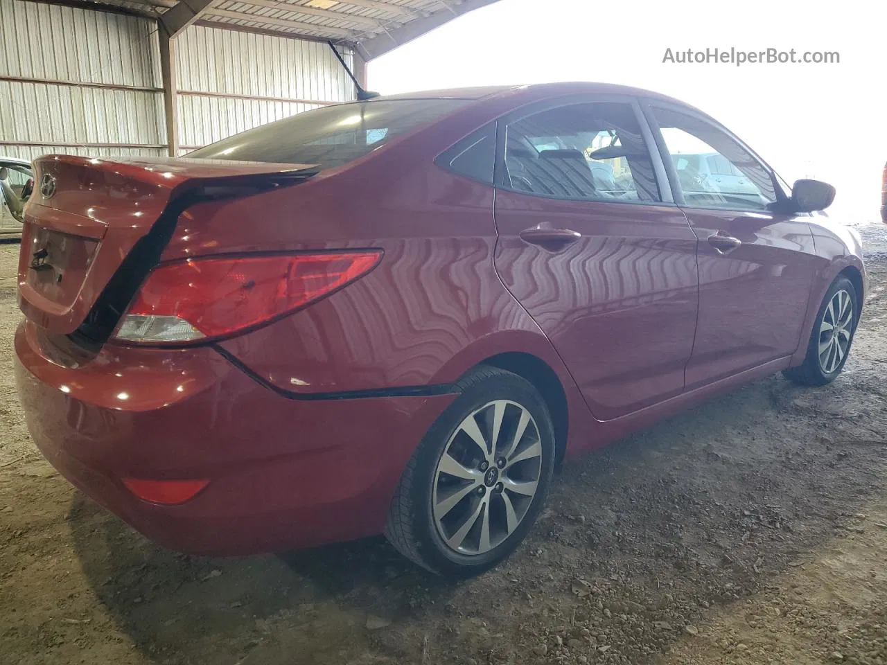 2017 Hyundai Accent Se Red vin: KMHCT4AE8HU388312