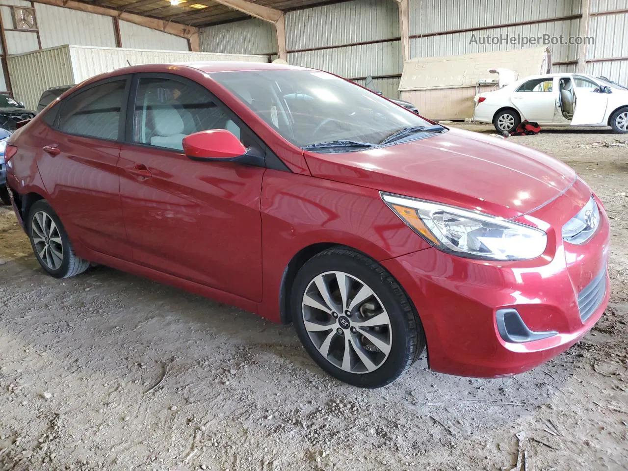 2017 Hyundai Accent Se Red vin: KMHCT4AE8HU388312