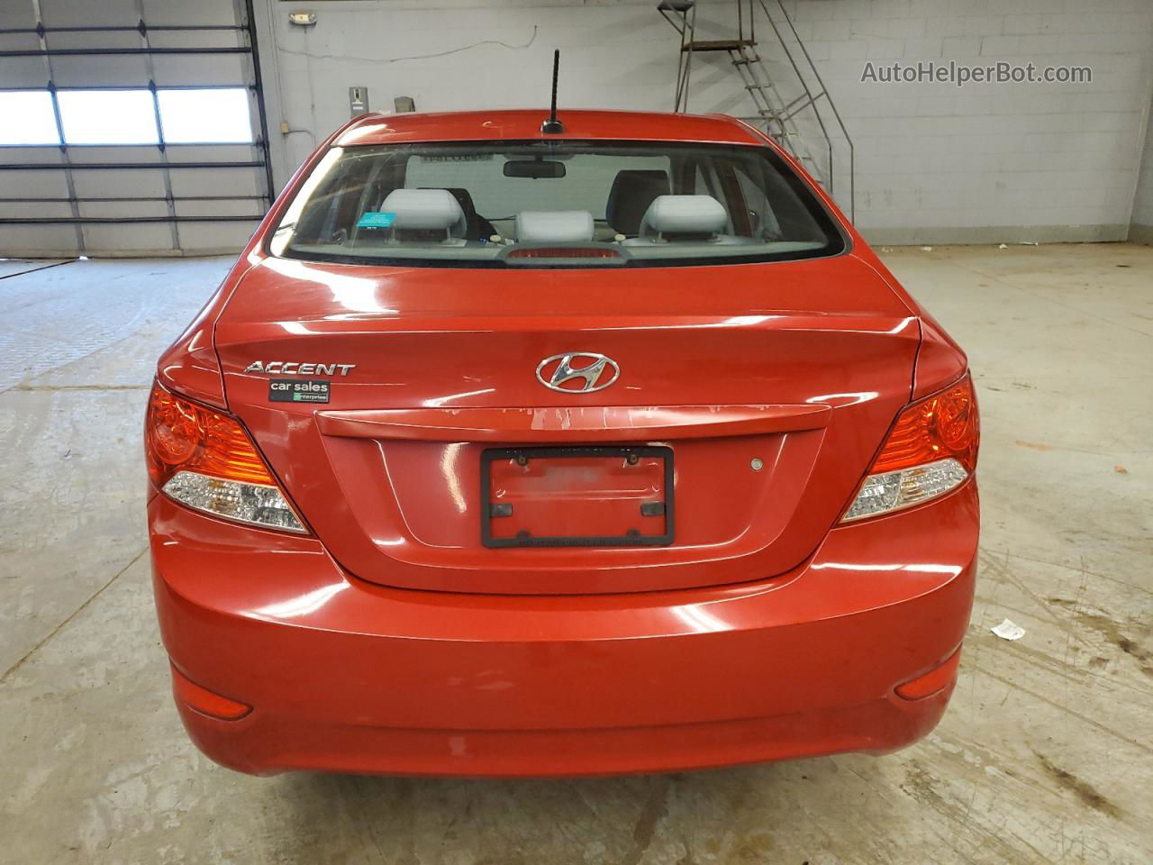 2013 Hyundai Accent Gls Red vin: KMHCT4AE9DU385154